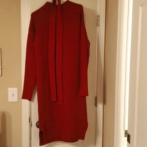 A New Day Long Sleeve Mock Turtleneck Sweater Dress